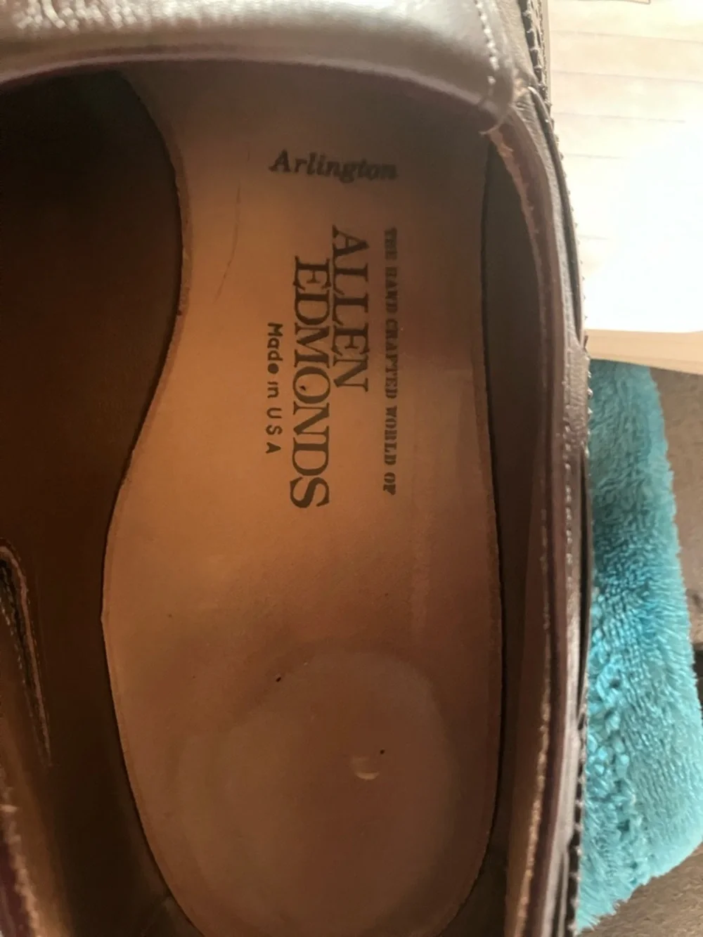 Allen Edmonds Men’s Arlington 11B Burgundy Leather w/Tassels Slip on Loafers